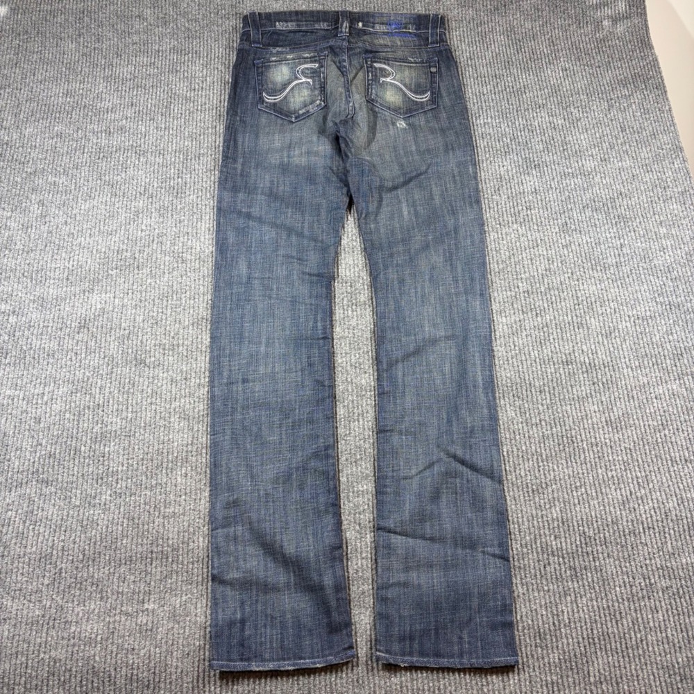 Rock & Republic Men's Straight Jeans in Dark Blue Wash